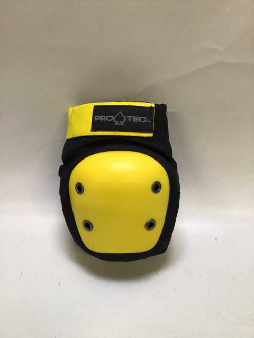Vist Large View of Product Image Which is Used Pro-Tec Skateboard Kneepads Yellow Youth