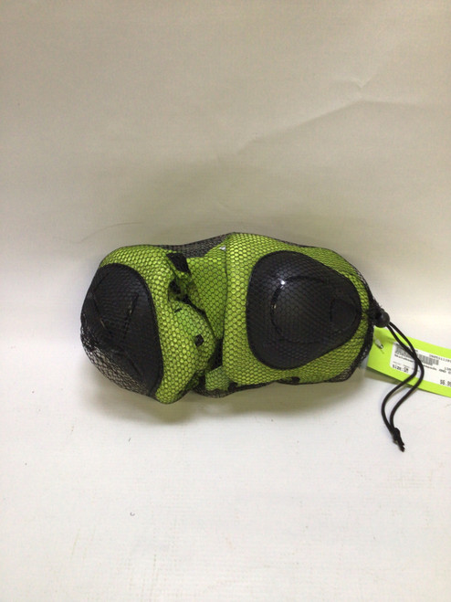 Vist Large View of Product Image Which is Used Skateboard Kneepads Neon Green SM
