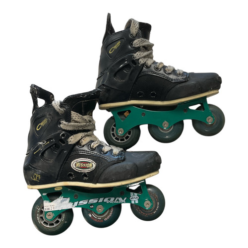 Vist Large View of Product Image Which is Used Mission Roller Hockey Skates Black Junior 01