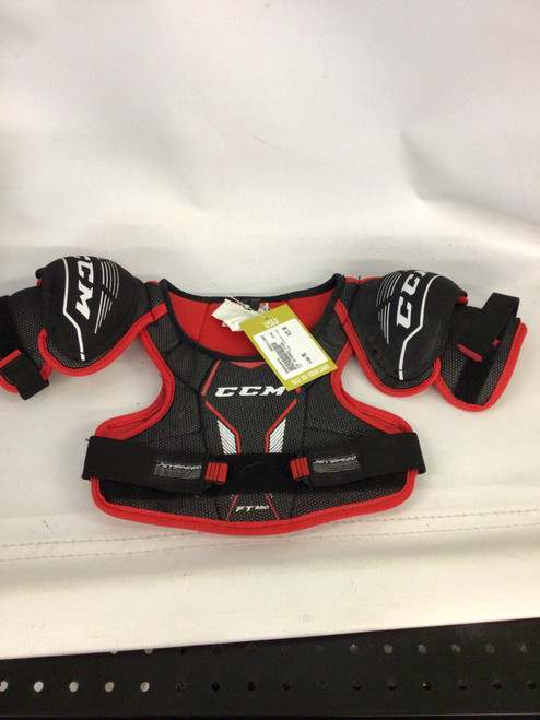 Vist Large View of Product Image Which is Used CCM JETSPEED FT350 Youth Shoulder Pads MD