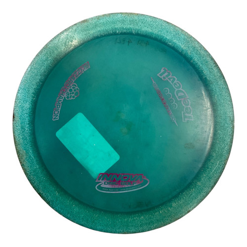 Vist Large View of Product Image Which is Used Innova CHAMP BLIZZ TEEDEVIL Disc Golf Driver Teal