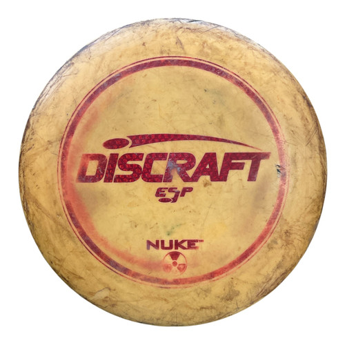 Vist Large View of Product Image Which is Used Discraft ESP NUKE Disc Golf Driver Gold 174g