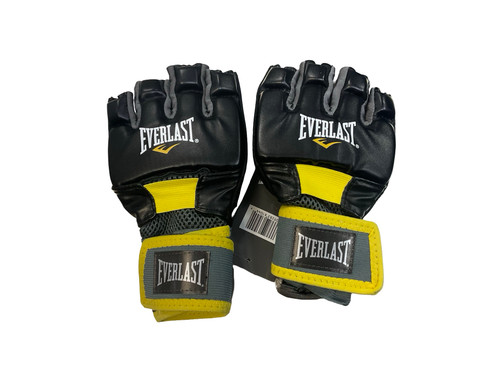 Vist Large View of Product Image Which is Used Everlast Kick Gloves Black LG