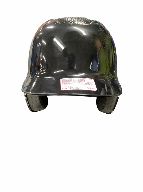 Vist Large View of Product Image Which is Used Evoshield EVOSHIELD HELMET Batting Helmet No Mask Black Fits all