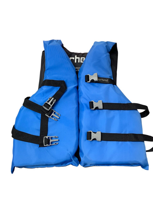 Vist Large View of Product Image Which is Used Airhead Adult PFD Royal Blue M/L