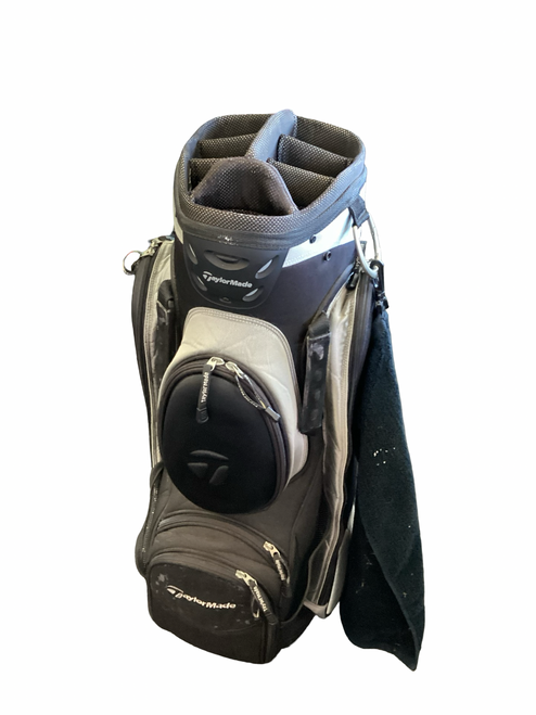 Vist Large View of Product Image Which is Used Taylormade 7 WAY CART BAG Mens Cart Bag Black