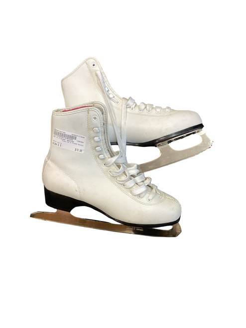 Vist Large View of Product Image Which is Used SZ 9 FIGURE SKATES WomensFigure Skate White Senior 9