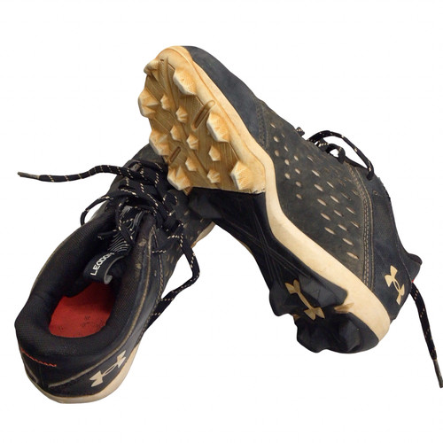 Vist Large View of Product Image Which is Used Under Armour LEADOFF BB CLEATS BB/SB Cleats Black Junior 04