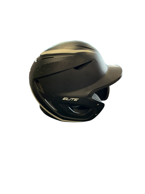 Vist Large View of Product Image Which is Used Easton BASEBALL HELMET Batting Helmet No Mask Black MD