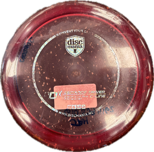 Vist Large View of Product Image Which is Used Discmania DDX Disc Golf Driver Red
