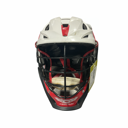 Vist Large View of Product Image Which is Used Cascade S HELMET Lacrosse Helmet White SM