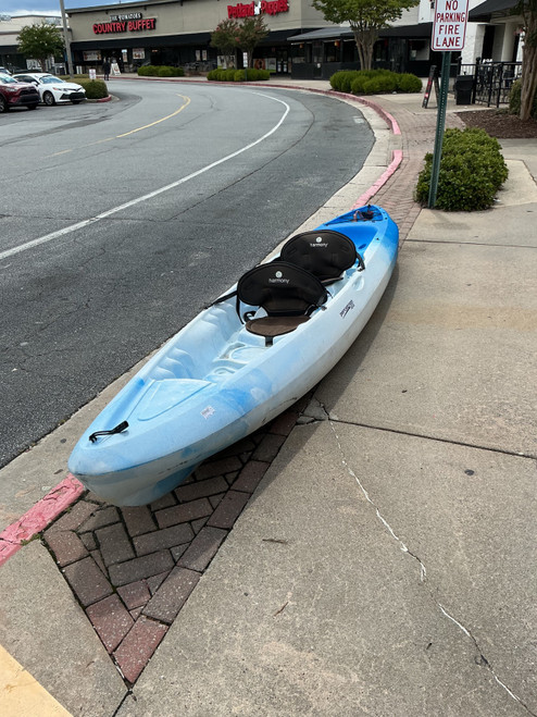 Vist Large View of Product Image Which is Used Perception RAMBLER Kayak Royal Blue 13Ft 5In