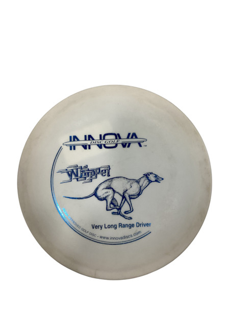 Vist Large View of Product Image Which is Used Innova DX WHIPPET Disc Golf Driver White