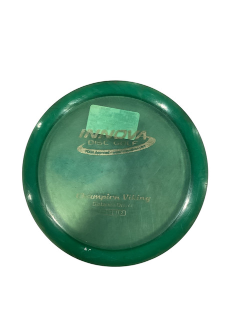 Vist Large View of Product Image Which is Used Innova CHAMPION VIKING Disc Golf Driver Green