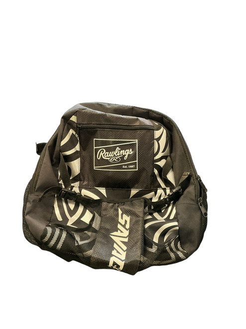 Vist Large View of Product Image Which is Used Rawlings BACKPACK BB/SB Player Backpack Black