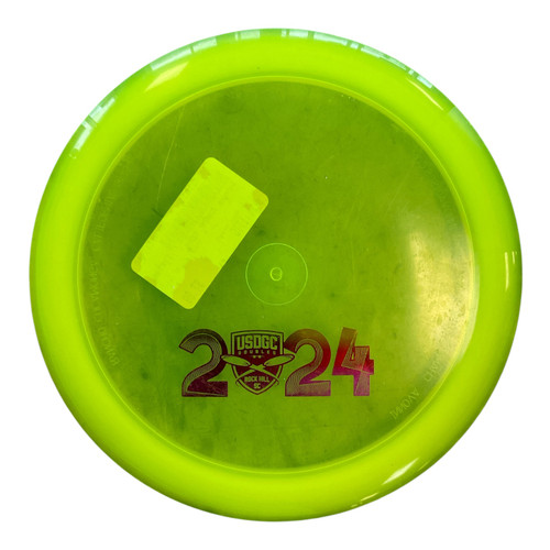 Vist Large View of Product Image Which is Used Innova CHAMP TERN Disc Golf Driver Neon Green 177g