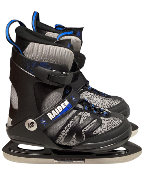 Vist Large View of Product Image Which is Used K2 RAIDER ICE 4-8 Boys Softboot Skate Black Adjustable