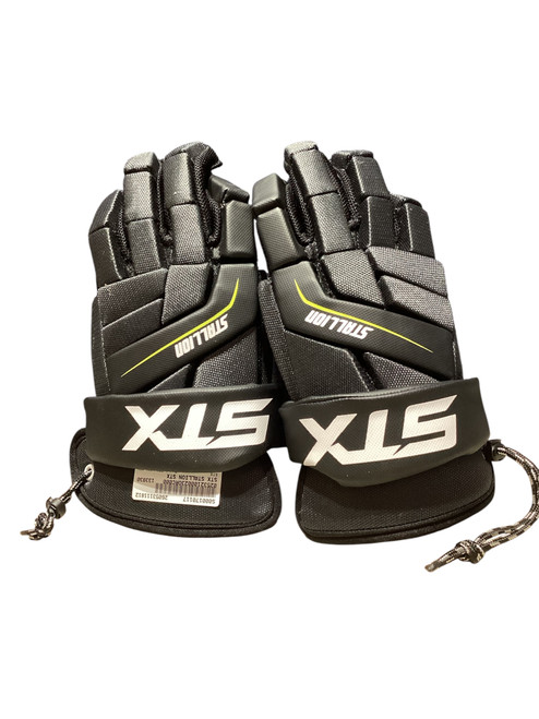 Vist Large View of Product Image Which is Used STX STALLION STX Lacrosse Gloves Mens Black 12"