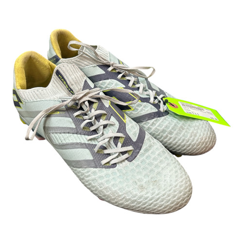 Vist Large View of Product Image Which is Used Lotto Soccer Cleats Teal Senior 8.5
