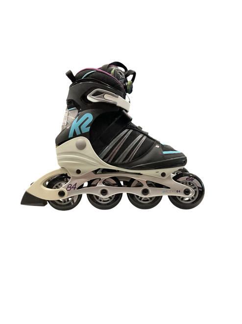 Vist Large View of Product Image Which is Used K2 ALEXIS BOA 84 SZ 10 WMNS Senior Rec Fitness Skates Black Senior 10