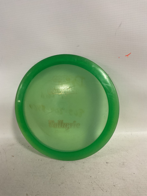 Vist Large View of Product Image Which is Used Innova CHAMPION VALKYRIE Disc Golf Driver Green