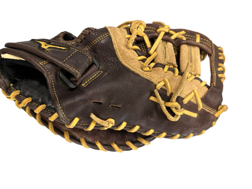 Vist Large View of Product Image Which is Used Mizuno GXF 90B2 BB/SB First Base RH Throw Brown 12 1/2"