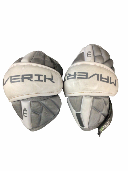 Vist Large View of Product Image Which is Used Maverik MX Lacrosse Arm Pads/Guards Grey MD
