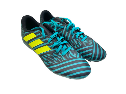 Vist Large View of Product Image Which is Used Adidas NEMEZIZ Soccer Cleats Teal Senior 5.5