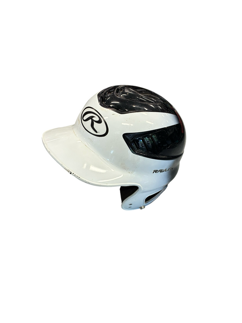 Vist Large View of Product Image Which is Used Rawlings HELMET Batting Helmet No Mask Black MD