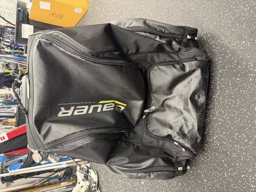 Vist Large View of Product Image Which is Used Bauer Sr Hockey Wheeled Black