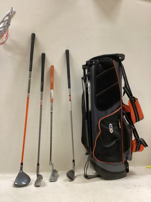Vist Large View of Product Image Which is Used US Kids ULTRALIGHT WT-20U Jr Package Set LH Orange 4 Piece