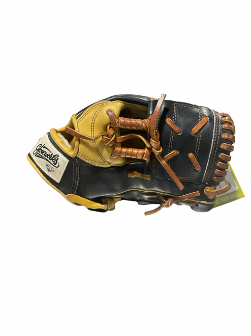 Vist Large View of Product Image Which is Used GLOVEWORKS BB/SB Glove RH Throw Black 11 1/4"