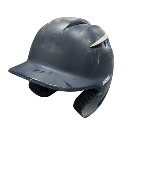 Vist Large View of Product Image Which is Used Marucci HELMET Batting Helmet No Mask Navy Blue LG