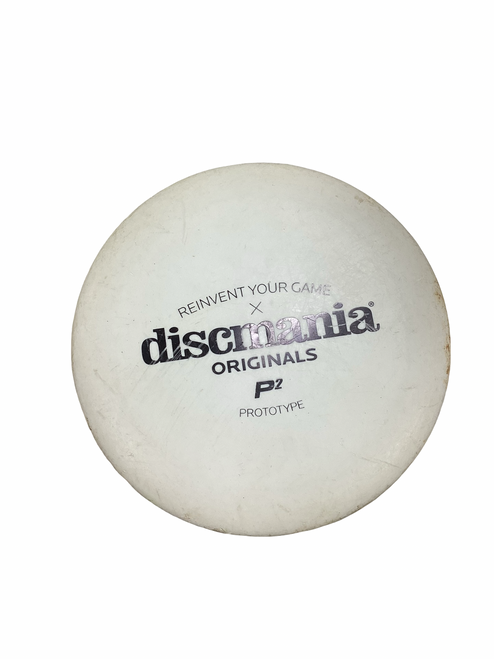 Vist Large View of Product Image Which is Used Discmania P2 Disc Golf Putter White