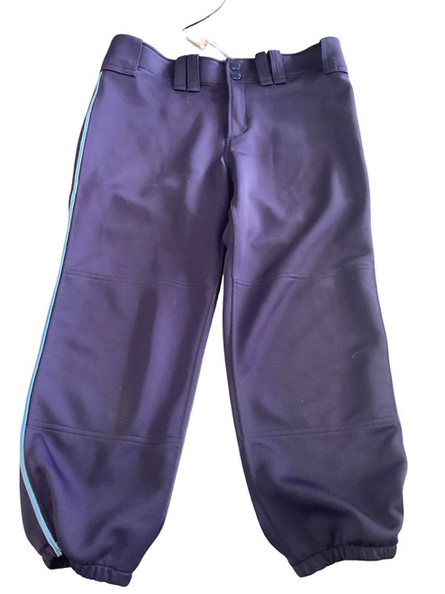 Vist Large View of Product Image Which is Used Mizuno SOFTBALL PANTS BB/SB Pant Womens Navy Blue MD