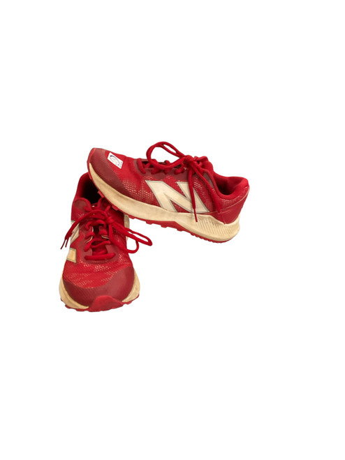 Vist Large View of Product Image Which is Used New Balance BB CLEAT BB/SB Cleats Red Junior 04.5