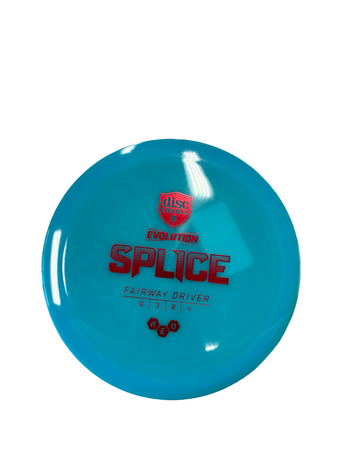 Vist Large View of Product Image Which is Used Discmania SPLICE Disc Golf Driver Royal Blue