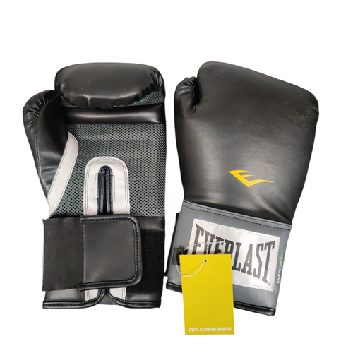 Vist Large View of Product Image Which is Used Everlast Boxing Gloves Black Large