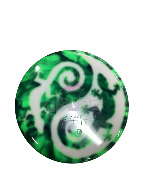 Vist Large View of Product Image Which is Used Discmania SPORE Disc Golf Putter Green