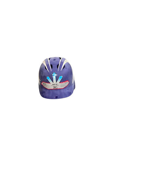 Vist Large View of Product Image Which is Used Mizuno SB HELMET Batting Helmet No Mask Purple MD