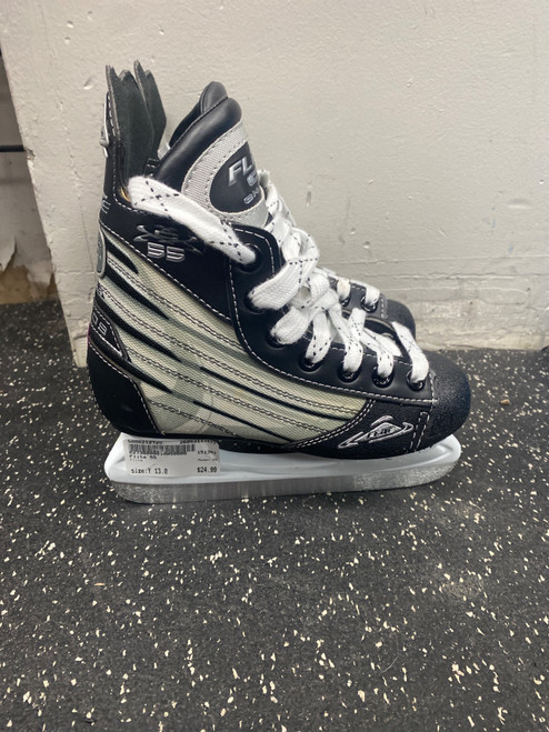 Vist Large View of Product Image Which is Used Flite 55 Youth Hockey Skate Youth 13.0