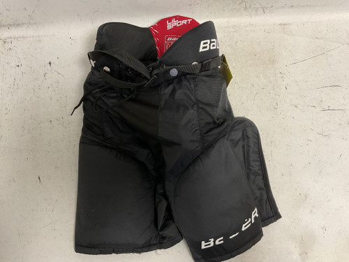 Vist Large View of Product Image Which is Used Bauer LIL SPORT Junior Pant Black And Red MD