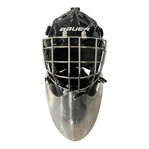 Vist Large View of Product Image Which is Used Bauer PROFILE 940X Junior Goalie Helmet/Mask Black SM