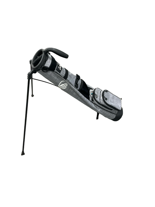 Vist Large View of Product Image Which is Used SUNDAY GOLF 2 WAY STAND BAG Mens Stand Bag Grey