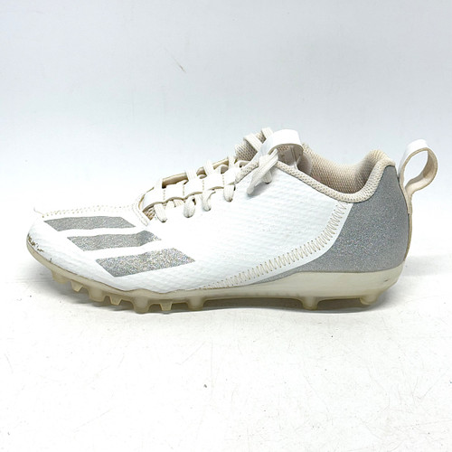 Vist Large View of Product Image Which is Used Adidas FREAK SPARK Jr FB Cleats White And Silver Junior 04