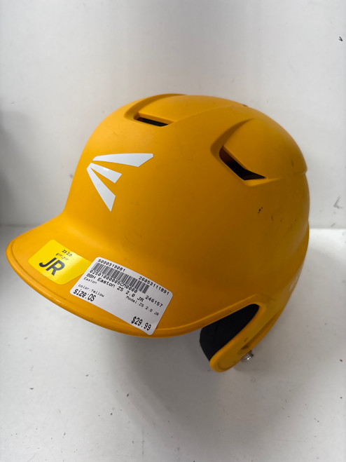 Vist Large View of Product Image Which is Used Easton Z5 2.0 JR Batting Helmet No Mask Yellow One Size