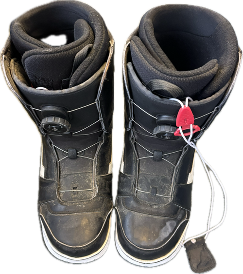 Vist Large View of Product Image Which is Used Vans ENCORE BOA Mens Snowboard Boots Black Senior 13