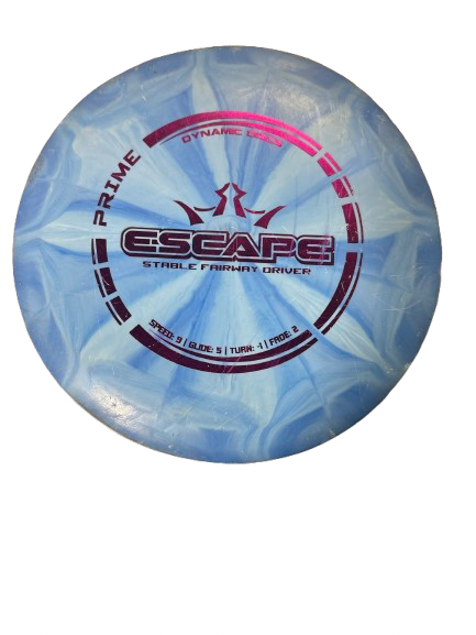 Vist Large View of Product Image Which is Used Dynamic Discs DYNAMIC DISCS ESCAPE DRVR Disc Golf Driver Carolina Blue