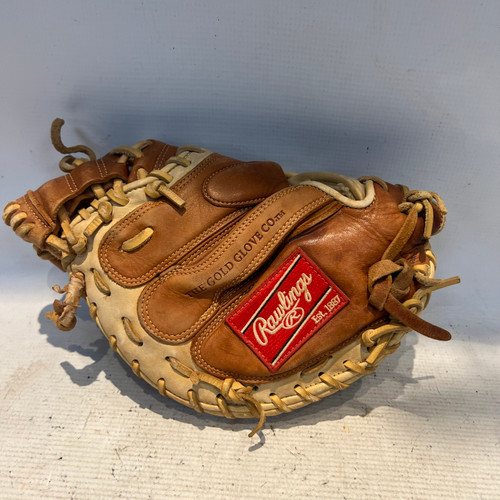 Vist Large View of Product Image Which is Used Rawlings PROCM33T CATCHERS BB/SB Catchers RH Throw Brown 32 1/2"