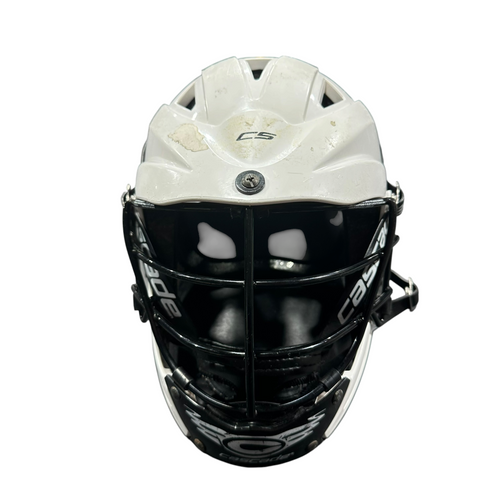 Vist Large View of Product Image Which is Used Cascade CS YOUTH Lacrosse Helmet White One Size